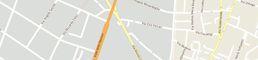 Mappa della impresa associazione accompagnatori e guide turistiche ippogrifo a VERONA