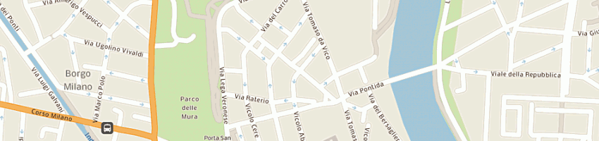 Mappa della impresa m e a partners srl a VERONA