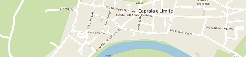 Mappa della impresa lavanderia igea 2000 di piccini luciana luciana a CAPRAIA E LIMITE