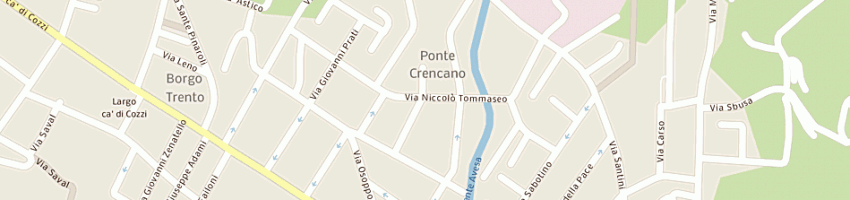 Mappa della impresa pizzeria ponte crencano snc a VERONA