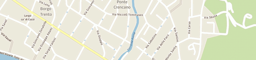 Mappa della impresa edil service carburanti (srl) a VERONA