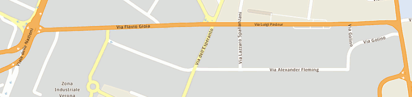 Mappa della impresa officine brennero spa a VERONA