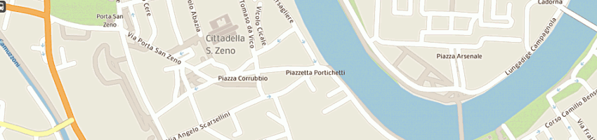 Mappa della impresa banca popolare di verona a VERONA