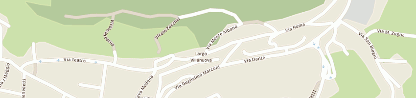 Mappa della impresa santuario di monte albano a MORI