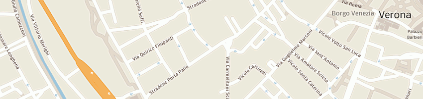 Mappa della impresa caffe' c direzionale ba sas a VERONA