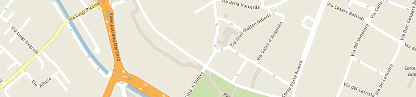 Mappa della impresa banca popolare commercio e industra spa a VERONA