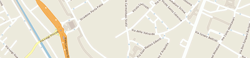 Mappa della impresa caf-associazione di cultura aziendale e fiscale a VERONA