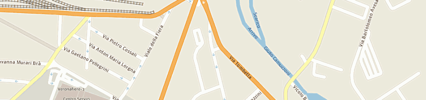 Mappa della impresa studio assto arch tosi lucio e geom ugoli giancarlo a VERONA