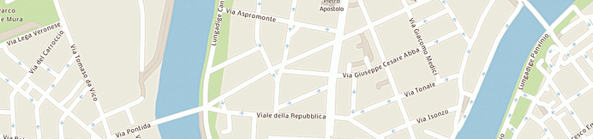Mappa della impresa ced rag biondani rag benetti snc a VERONA
