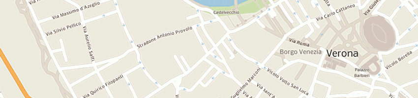 Mappa della impresa banca intesa spa a VERONA