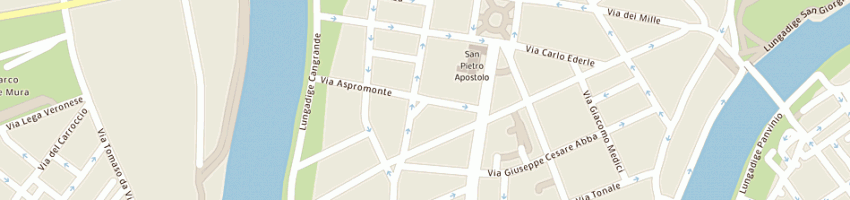 Mappa della impresa parrucchiere per signora giovanni bertagnoli a VERONA