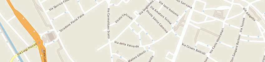 Mappa della impresa impresa terzo (srl) a VERONA