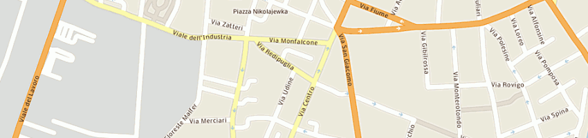 Mappa della impresa bar 80 sete di g e g snc a VERONA
