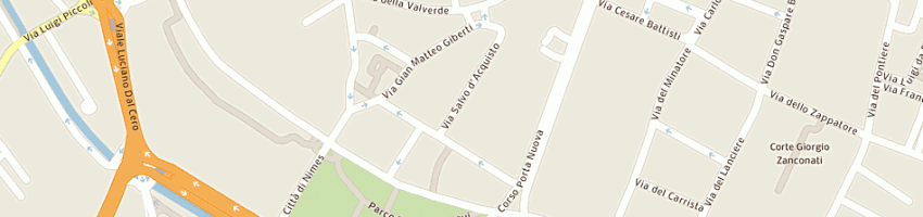 Mappa della impresa impresa edile rossi g e g (snc) a VERONA