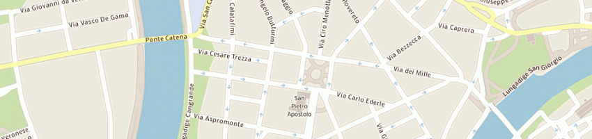 Mappa della impresa unicredit banca spa a VERONA
