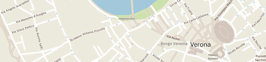 Mappa della impresa pasticceria castelvecchio a VERONA