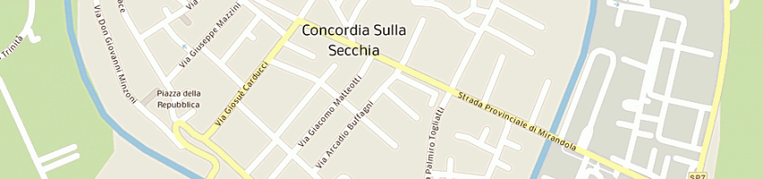 Mappa della impresa franciosi bianca a CONCORDIA SULLA SECCHIA