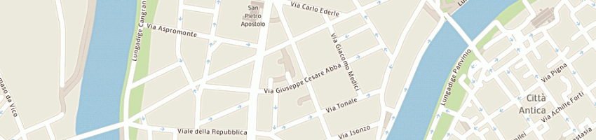 Mappa della impresa cassa di risparmio di padova e rovigo spa a VERONA
