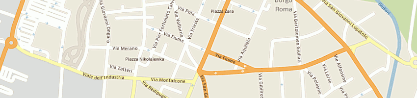 Mappa della impresa borgo roma camarotto a VERONA