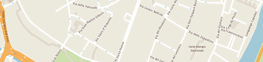 Mappa della impresa saia srl a VERONA