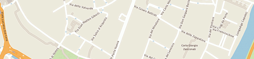 Mappa della impresa fastweb spa a VERONA