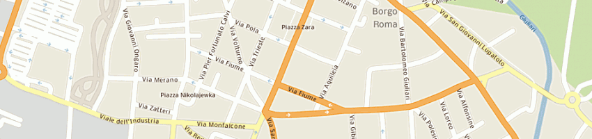 Mappa della impresa unicredit banca spa a VERONA