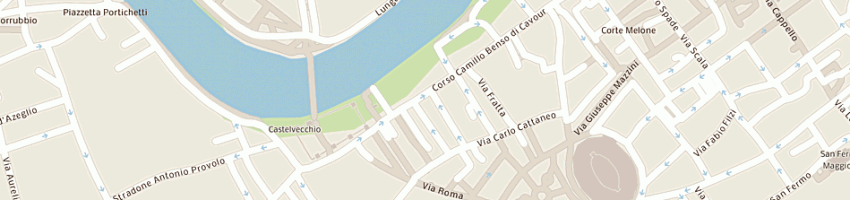 Mappa della impresa banca popolare italiana banca popolare di lodi soc coop a VERONA