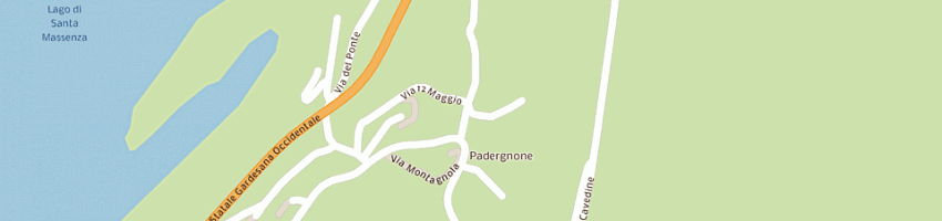 Mappa della impresa demolauto valle dei laghi (snc) a PADERGNONE