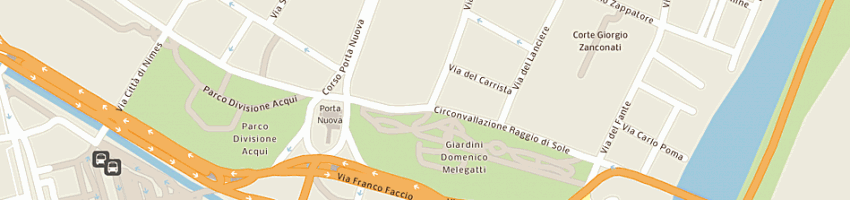Mappa della impresa full dati srl a VERONA