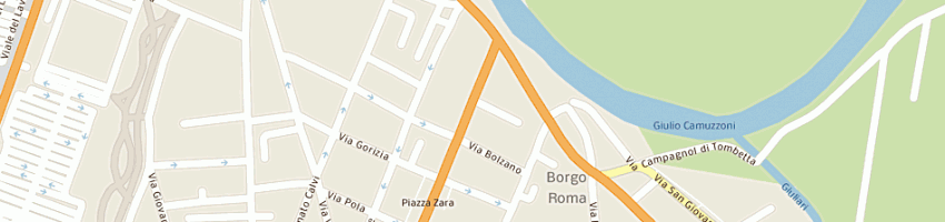 Mappa della impresa unicredit banca spa a VERONA