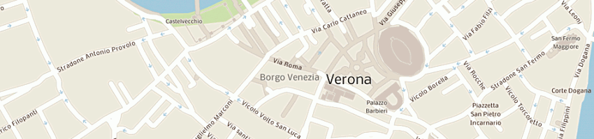 Mappa della impresa verona per l'arena fondazione di diritto privato a VERONA