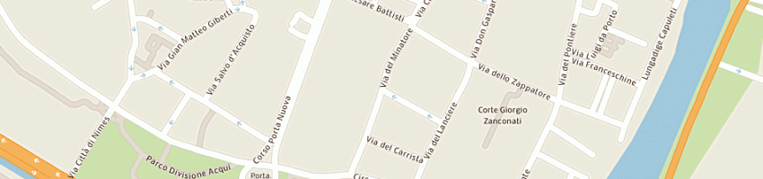 Mappa della impresa studio legale busti - righes a VERONA