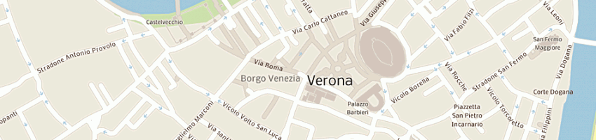 Mappa della impresa unicredit banca spa a VERONA