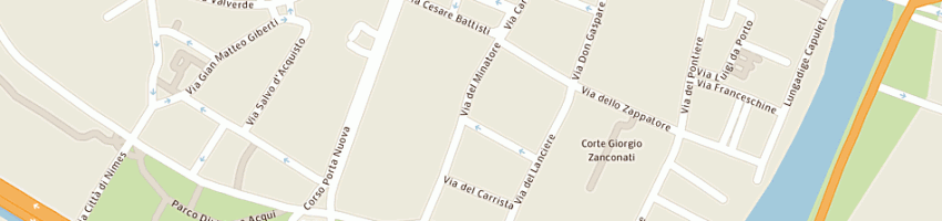Mappa della impresa fiorio centro servizi elaborazione dati a VERONA