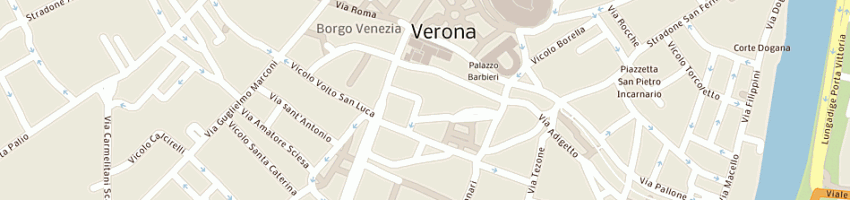 Mappa della impresa cassa di risparmio di padova e rovigo spa a VERONA