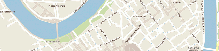 Mappa della impresa parrucchiera per signora cinzia dalla pria a VERONA