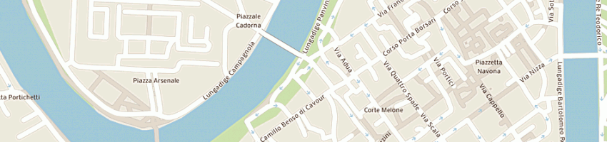 Mappa della impresa cicchetteria veneta sas di vassanelli carlo e c a VERONA