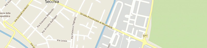 Mappa della impresa officine meschieri srl a CONCORDIA SULLA SECCHIA