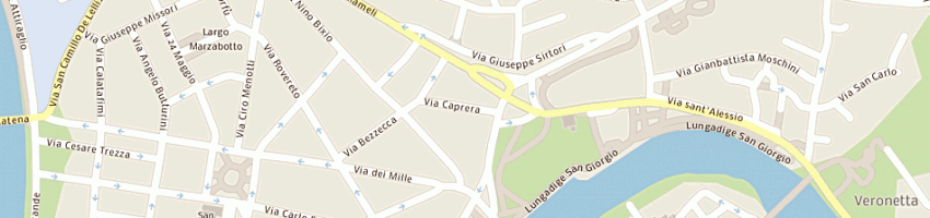 Mappa della impresa impresa costruzioni faccioli di faccioli federico sas a VERONA