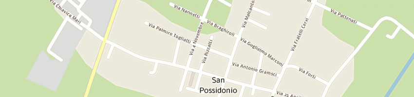 Mappa della impresa testi luisa a SAN POSSIDONIO