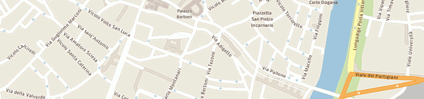 Mappa della impresa b e f services srl a VERONA