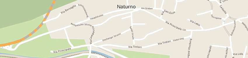 Mappa della impresa garni gruenfeld di mair renate e co sas a NATURNO