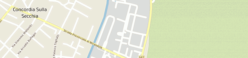 Mappa della impresa berco spa a CONCORDIA SULLA SECCHIA