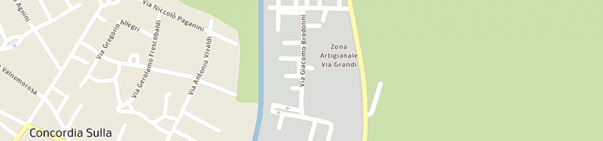 Mappa della impresa piccinini carlo a CONCORDIA SULLA SECCHIA