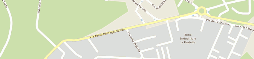 Mappa della impresa ceramiche virginia srl a MONTELUPO FIORENTINO
