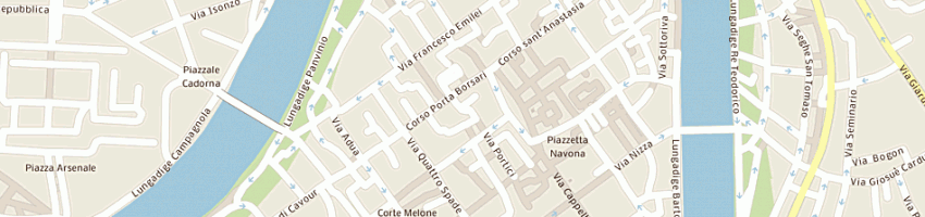 Mappa della impresa meroni augusto sas a VERONA