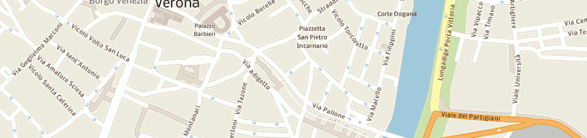 Mappa della impresa adec sas di gianello, piroli e c a VERONA