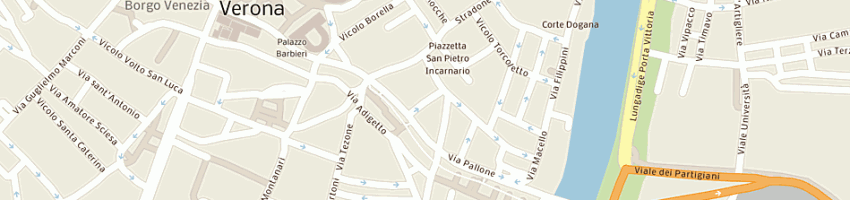 Mappa della impresa corallo srl a VERONA