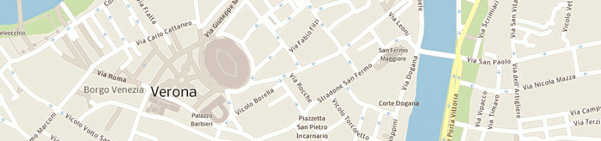 Mappa della impresa davoli mineraria srl a VERONA