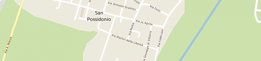 Mappa della impresa municipio di spossidonio a SAN POSSIDONIO